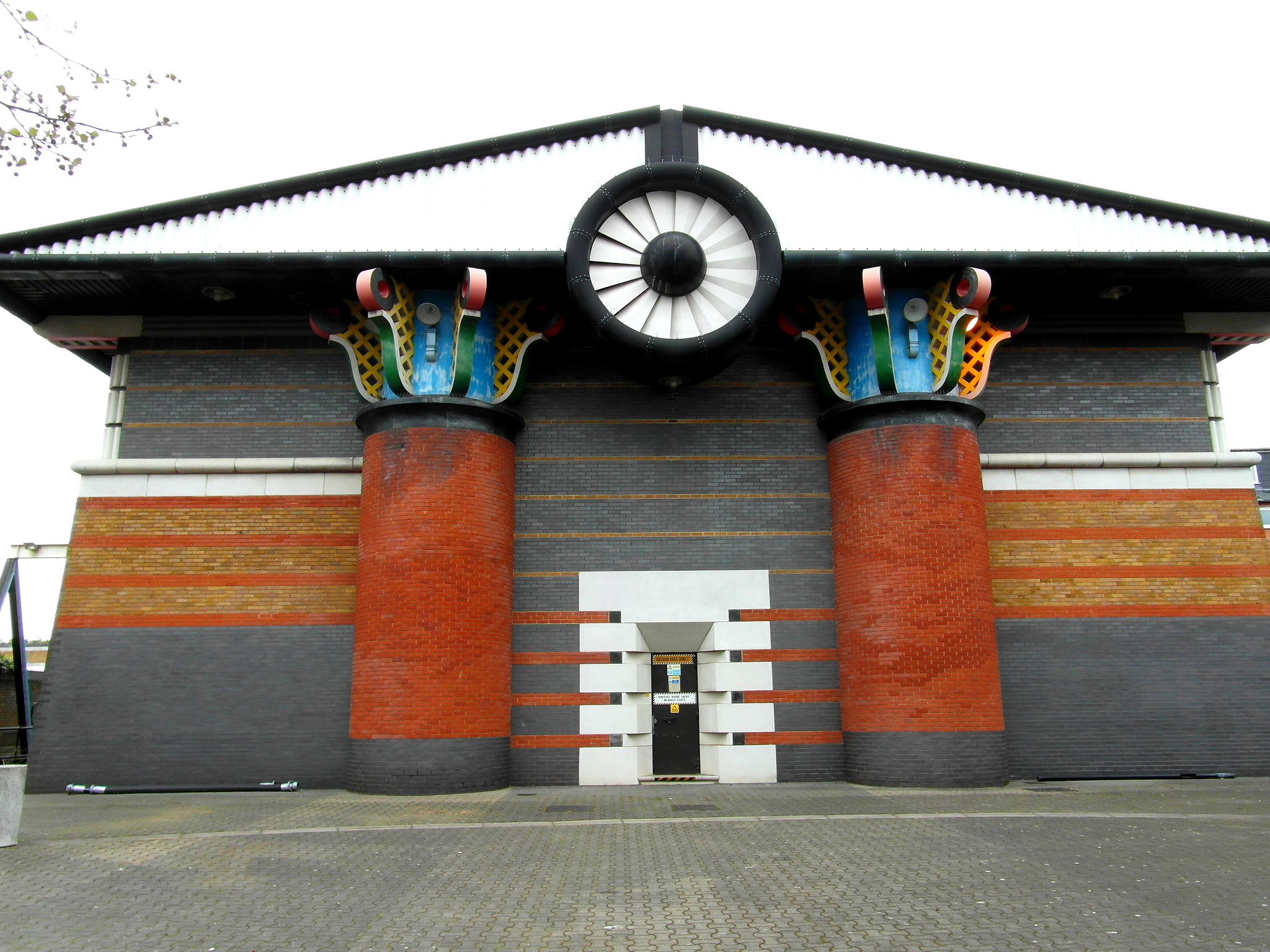 John Outram's pumping station in the Docklands, London