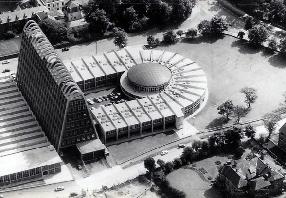 Domestic and Trades College, the Toastrack, Manchester City Architect's Department, 1960