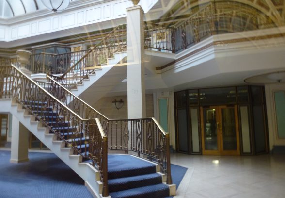 Staircase of Herbert Rowse’s India Buildings