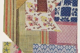 A fabric swatch from Lansbury 1951