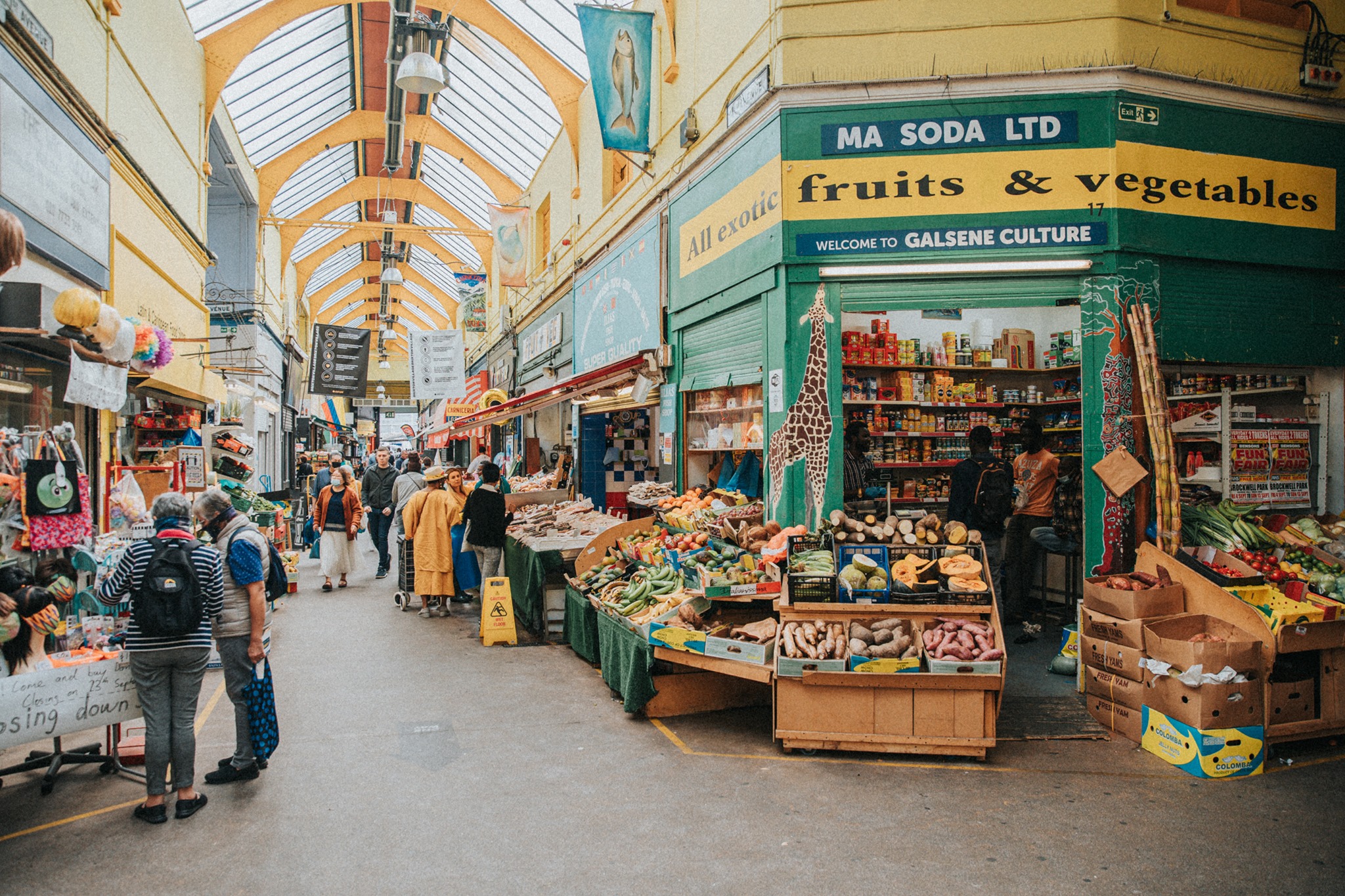 Brixton Granville Market – Image credit: Barry Scowen Photography