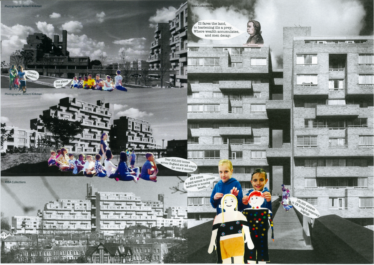 Collage by Kate Macintosh, featuring Dawson’s Heights