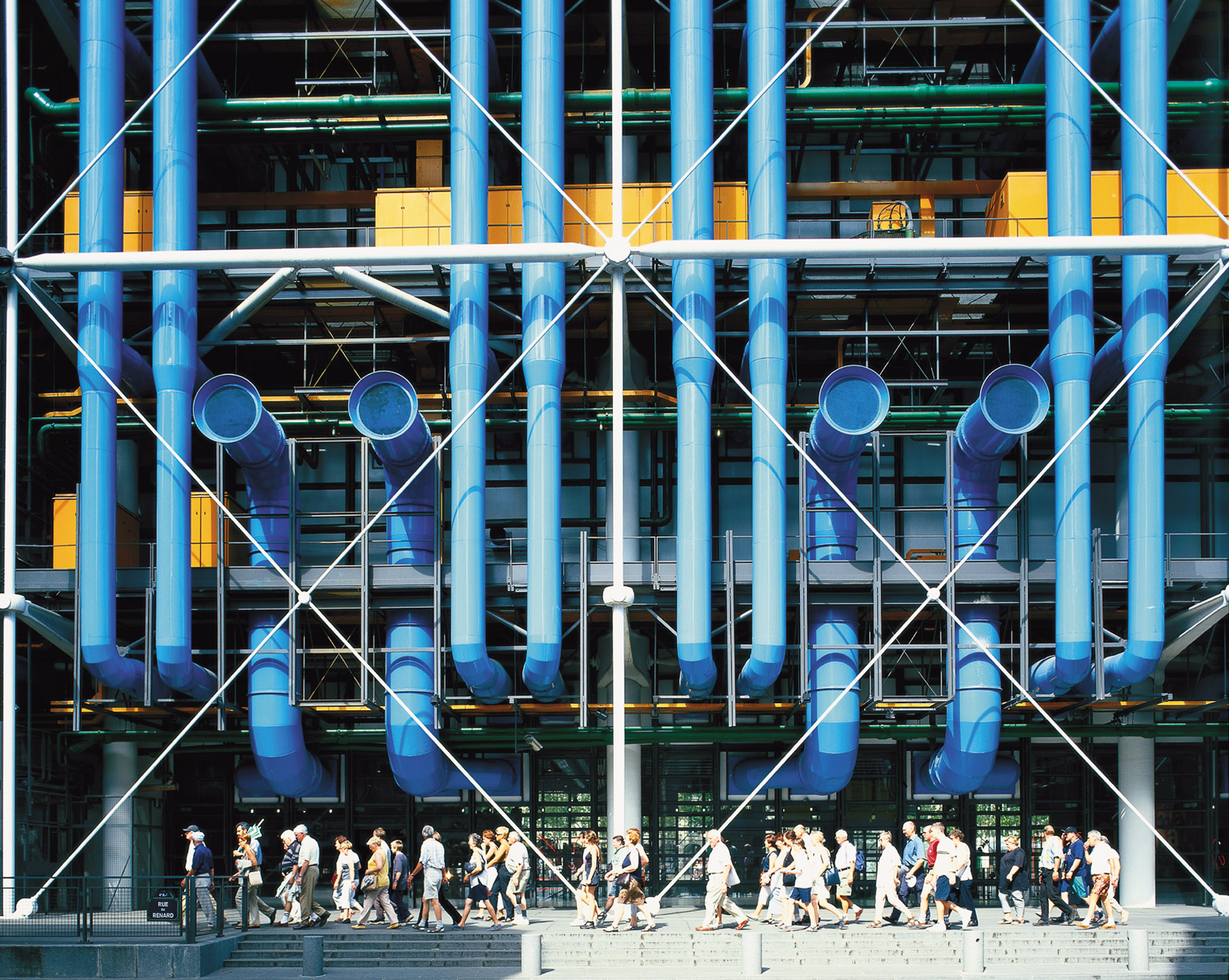 Image: Centre Pompidou, Paris - Richard Rogers, Su Rogers, Renzo Piano, along with Gianfranco Franchini (1971-77)