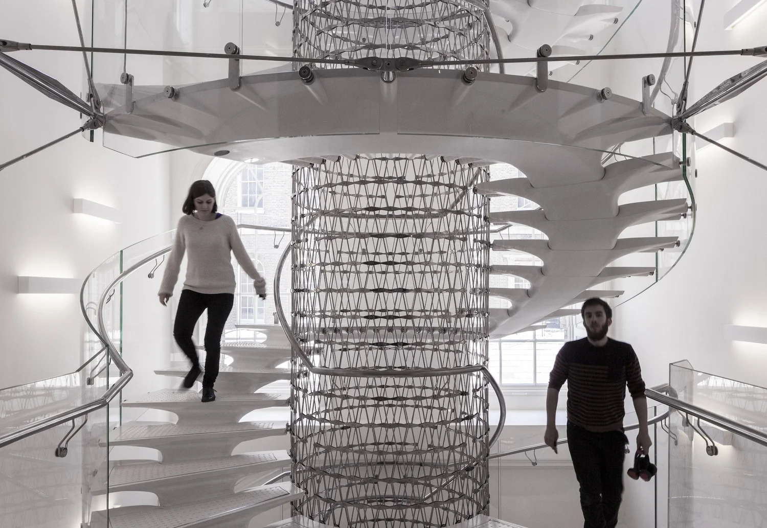 The Miles Stairs in Somerset House by Eva Jiricna, 2016. Photo courtesy of AI Design.