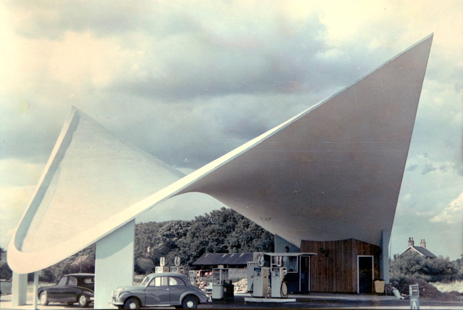 Image: Markham Moor Petrol Station, UK (1959-60) by Sam Scorer