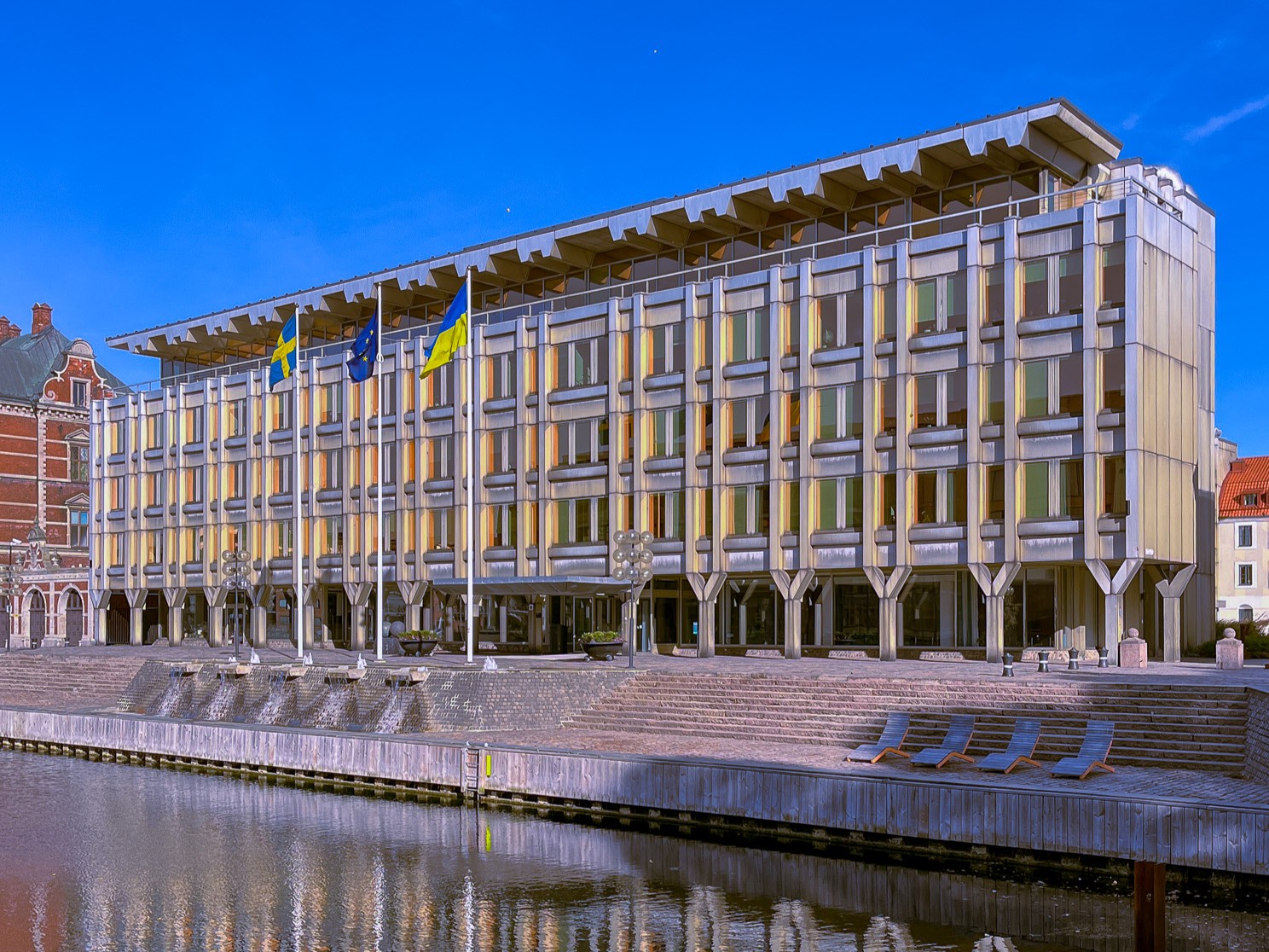 Landskrona City Hall. Sten Samuelson and Inge Stoltz, 1974-76. Photo by Chunyi Sun.