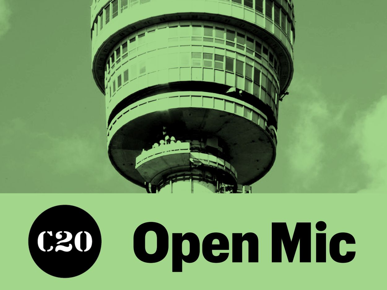 BT Tower by Eric Bedford & G R Yeats, Ministry of Public Building and Works (1964). Photo by Sarah Duncan.