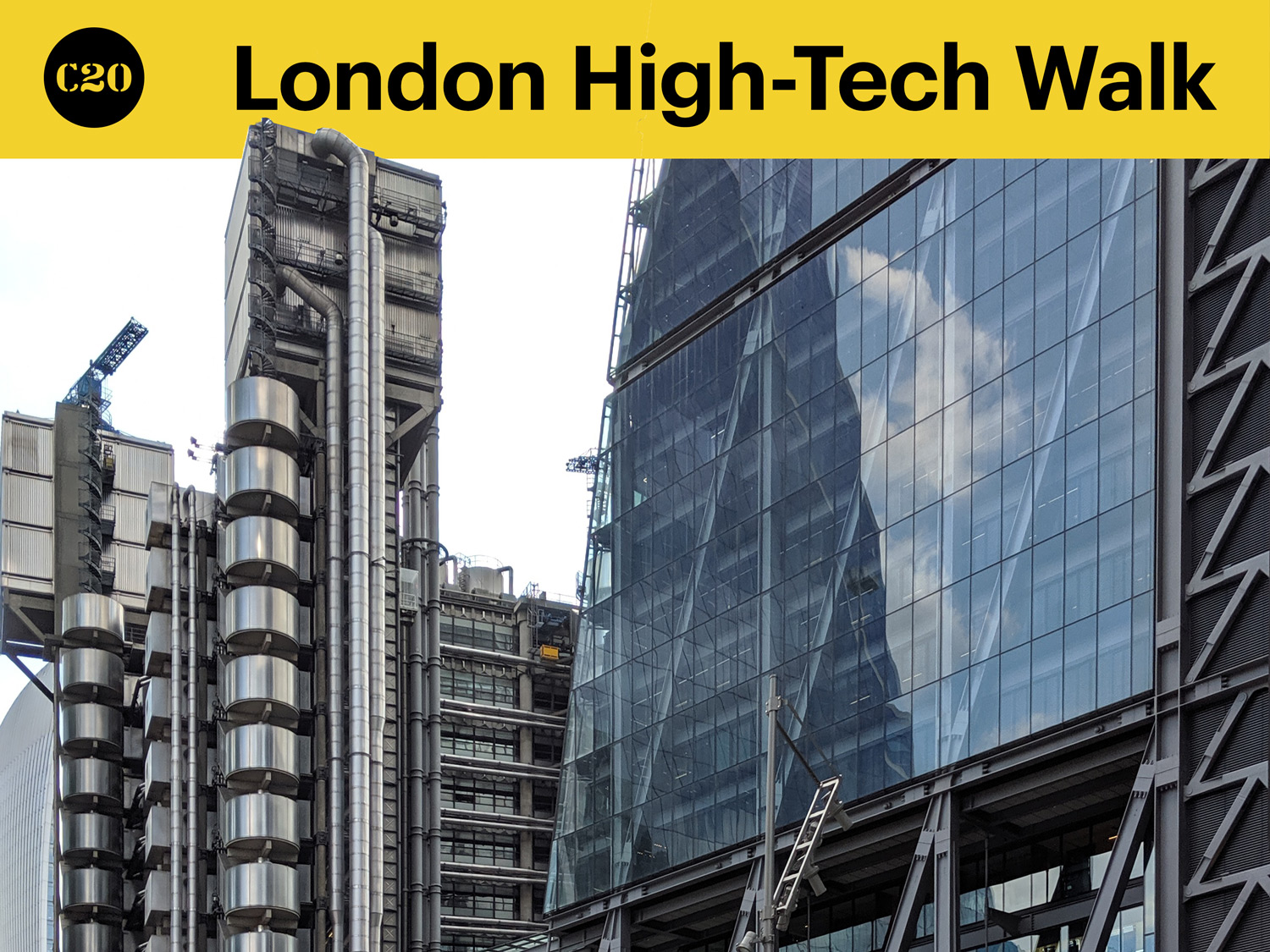 Grade I* listed Lloyds Building by Richard Rogers & Partners (1986), London. Photo by Lukas Novotny.