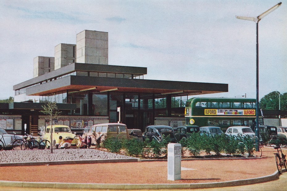 Grade II listed Harlow Town Station (1960). Courtesy of Mike Ashworth.